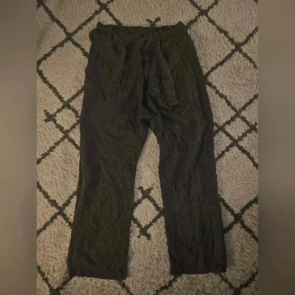 Zara linen blend harem style cargo pant size small - Picture 1 of 6